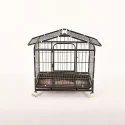 Novel house design square tube dog crate